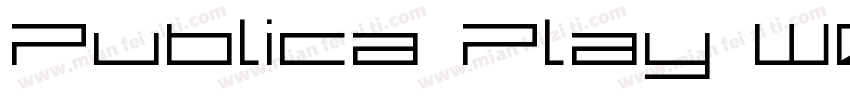 Publica Play W00 Ext字体转换